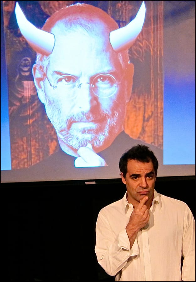 Alex Lyras in 'The Agony and the Ecstasy of Steve Jobs.'