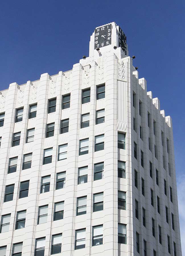 Tech company GumGum calls the famous Clock Tower home. (Daniel Archuleta daniela@www.smdp.com)