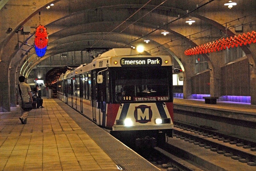 According to data collected by the American Public Transportation Association, Americans took 10.7 billion trips on public transportation in 2013—the highest number since the 1950s when many fewer of us owned our own cars. (Photo courtesy Missouri Dept. of Transportation)