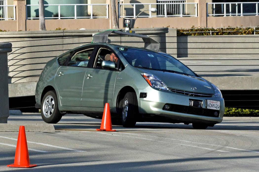Driverless — or ‘autonomous' — cars may be commonplace by 2020, some analysts say, and are touted by proponents as more sustainable than their driven counterparts. Pictured: Google's prototype driverless car, a converted Prius, undergoing testing. (Photo courtesy Steve Jurvetson)