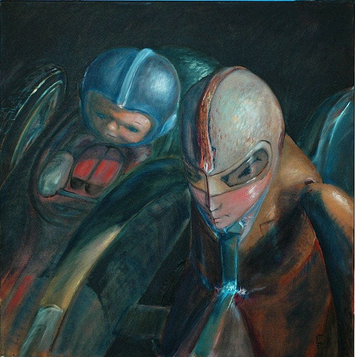 Animator Charles Swenson's series 'Sidecar' will be featured in an exhibit at the haleArts S P A C E starting this Friday.