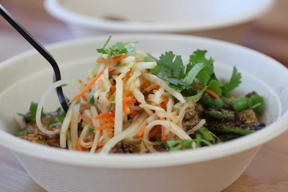 ShopHouse recently opened on the Third Street Promenade, offering Southeast Asia's version of fast food by cranking out fresh rice and noodle bowls laced with spicy sauces, marinated meats and herbs and vegetables. 
