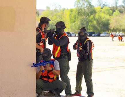 Officers with the Santa Monica Police Department have been receiving advanced training to deal with active shooters and other critical incidents thanks to a Department of Homeland Security grant. (Photo courtesy SMPD)