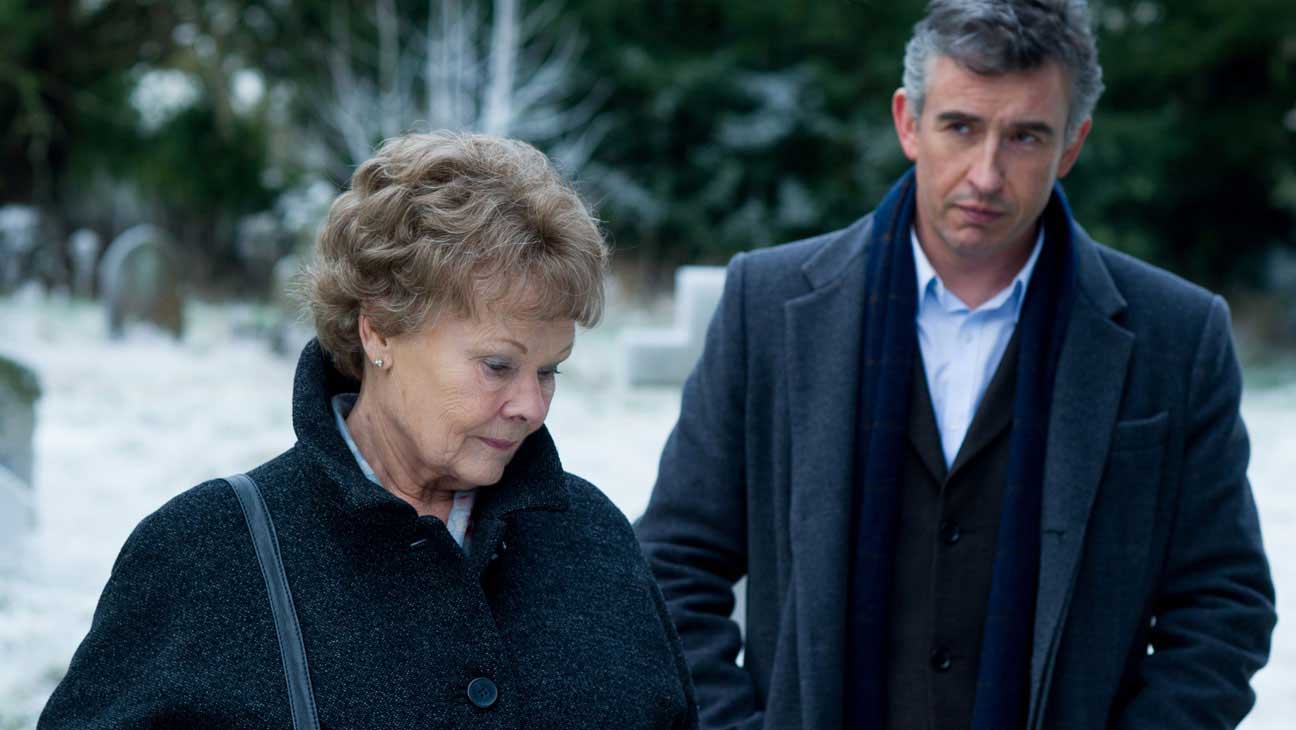 THE CAST AT WORK: Judi Dench and Steve Coogan star in 'Philomena.' (Photo courtesy BBC Films; Pathe Productions Limited)