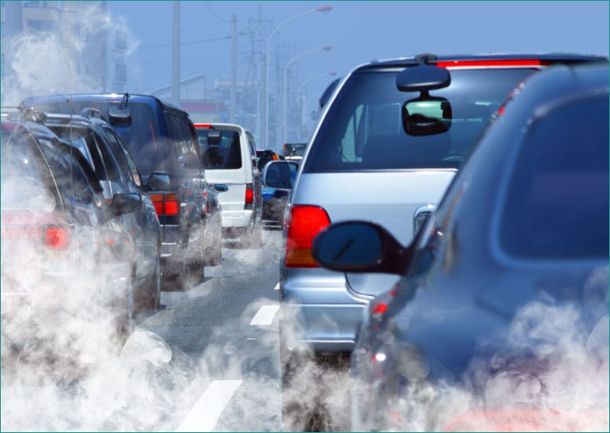 IN THE AIR: A recent study by the University of Southern California found that at least eight percent of the more than 300,000 cases of childhood asthma in Los Angeles County can be attributed to traffic-related pollution at homes within 250 feet of a busy roadway. (Photo courtesy Hemera Collection)