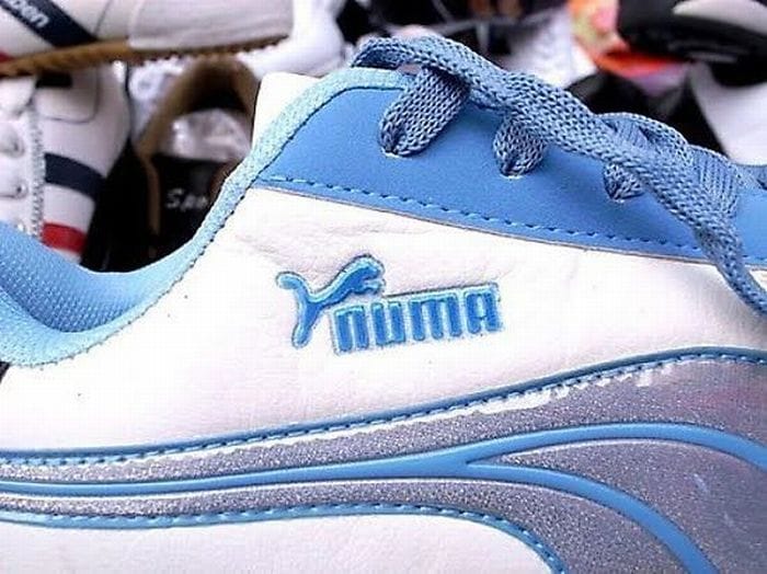 Not all knockoffs are as easy to spot as these phony Puma shoes. (Photo courtesy ‚Ä™phandroid.com‚Ä¨)