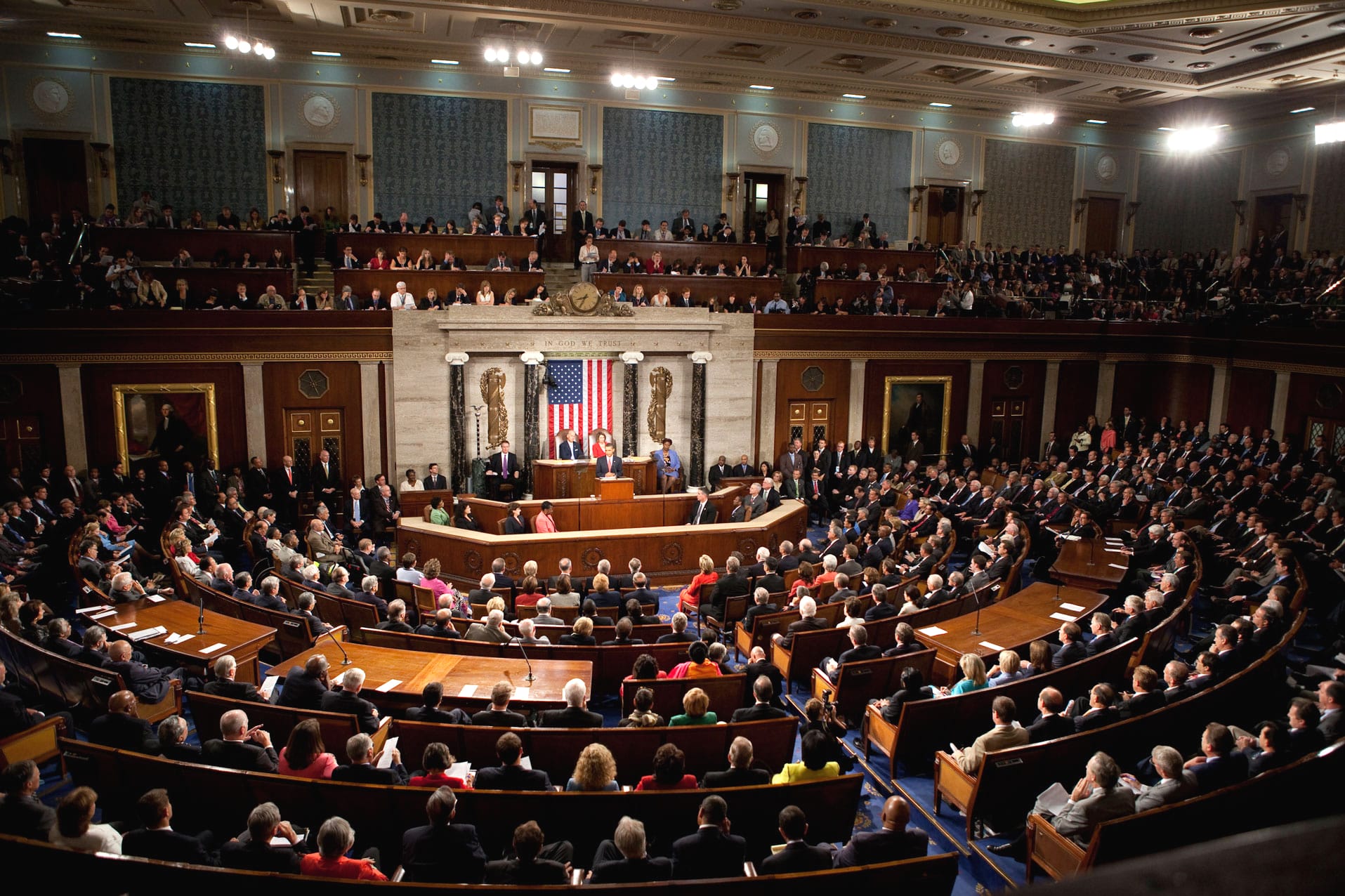 President Barack Obama delivers a healthcare address to a joint session of Congress at the United States Capitol in Washington, D.C., Sept. 9, 2009. (Official White House Photo by Lawrence Jackson)