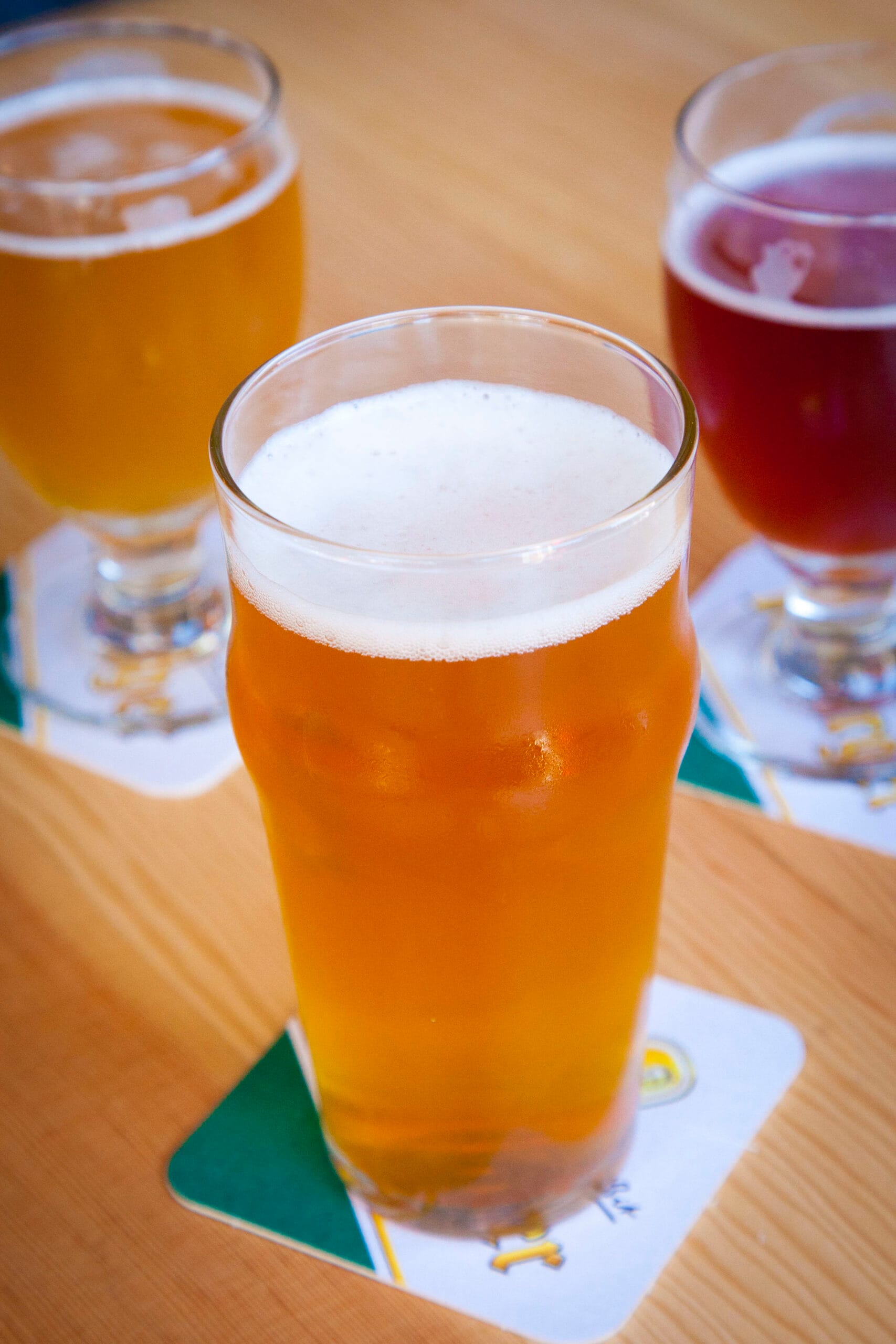 Stout's Santa Monica location recently featured several beers from California breweries, including aged beers with raspberries and hoppy IPAs. 