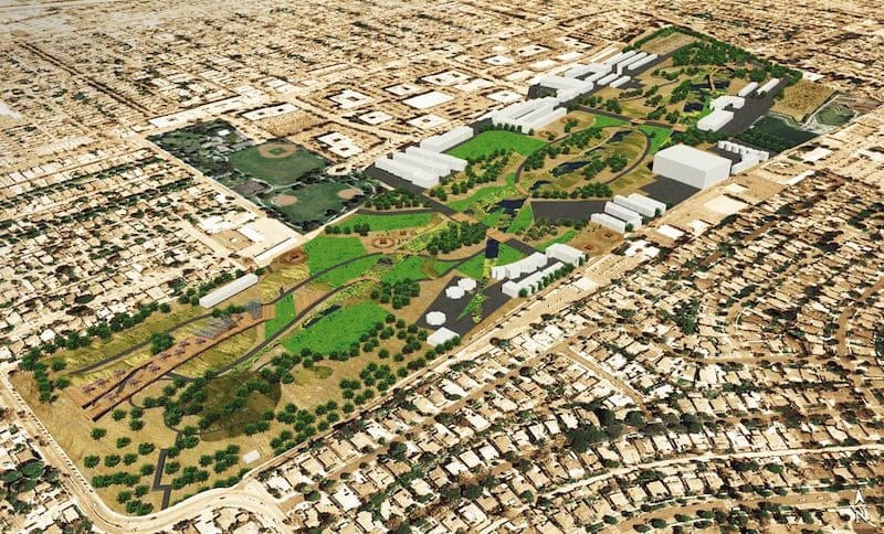 The Santa Monica Airport reimagined as a park