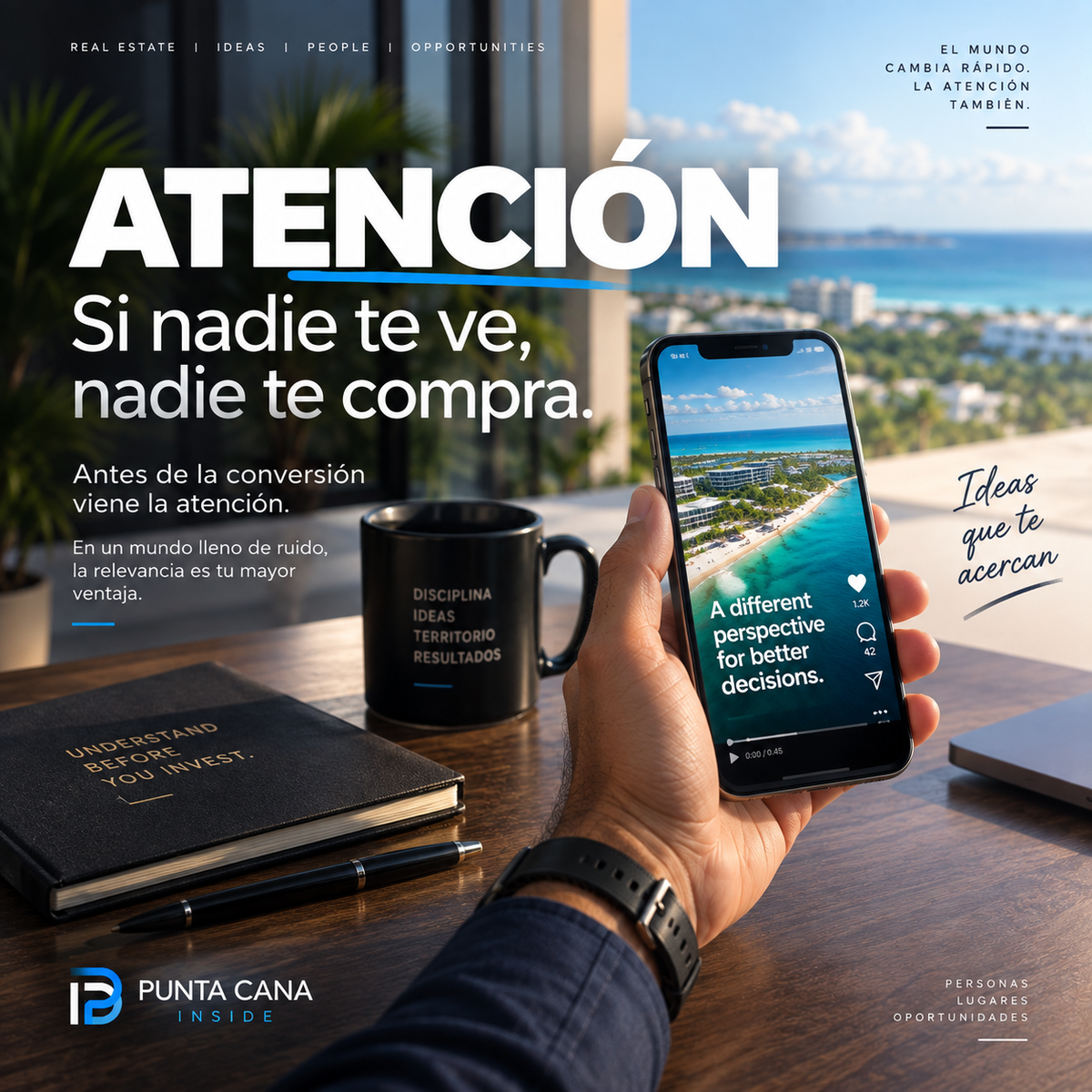 Antes de vender, consigue atención