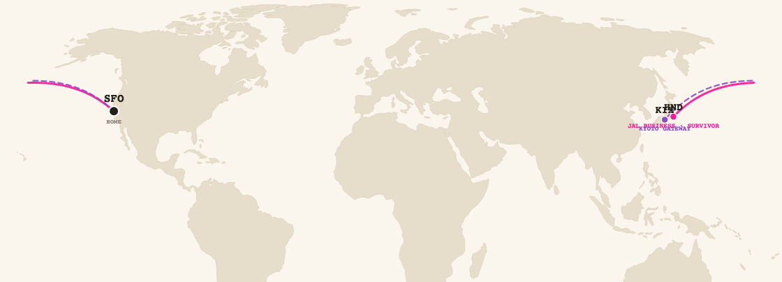 First Officer route network