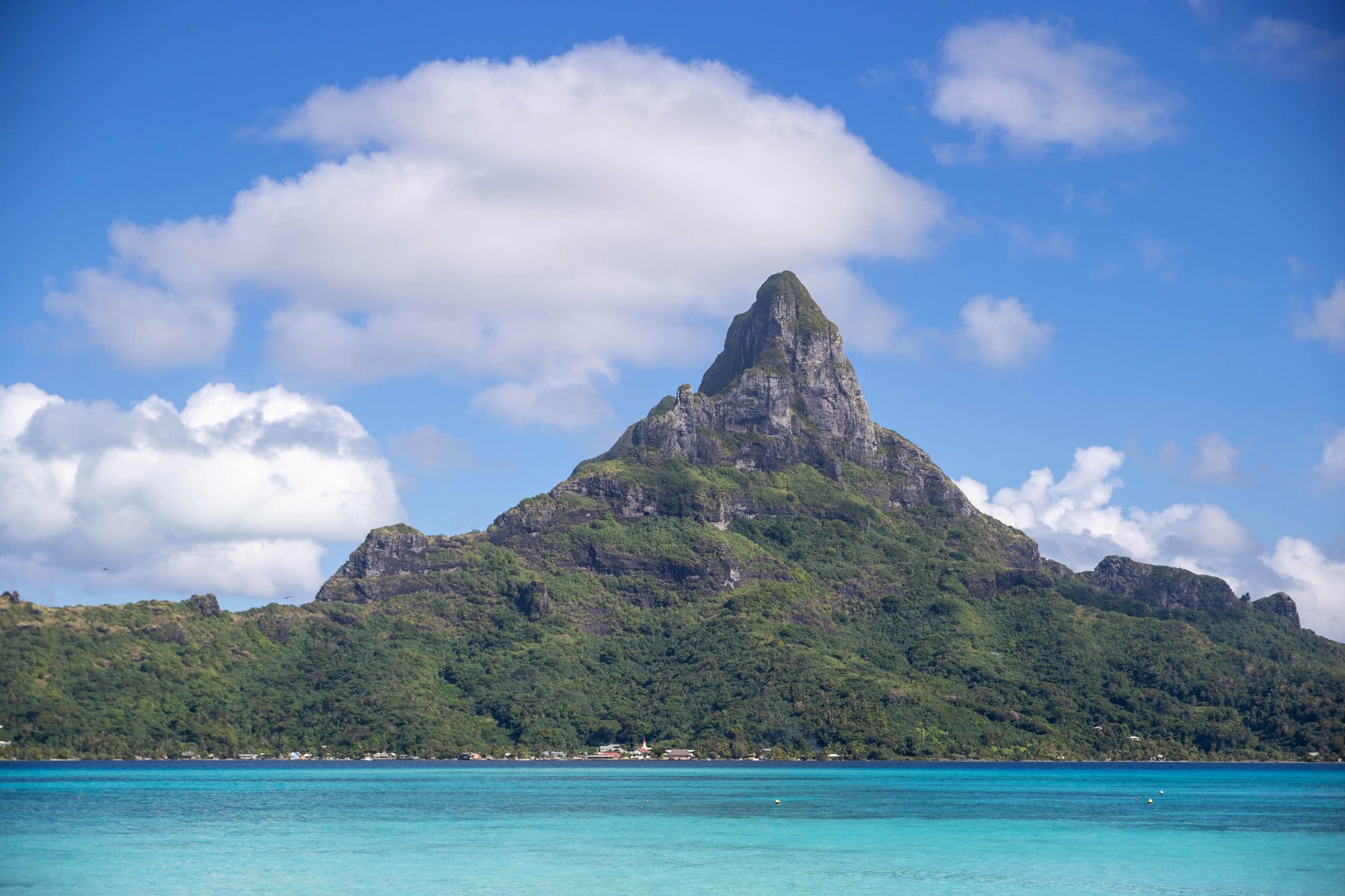 Mount Otemanu on Bora Bora island