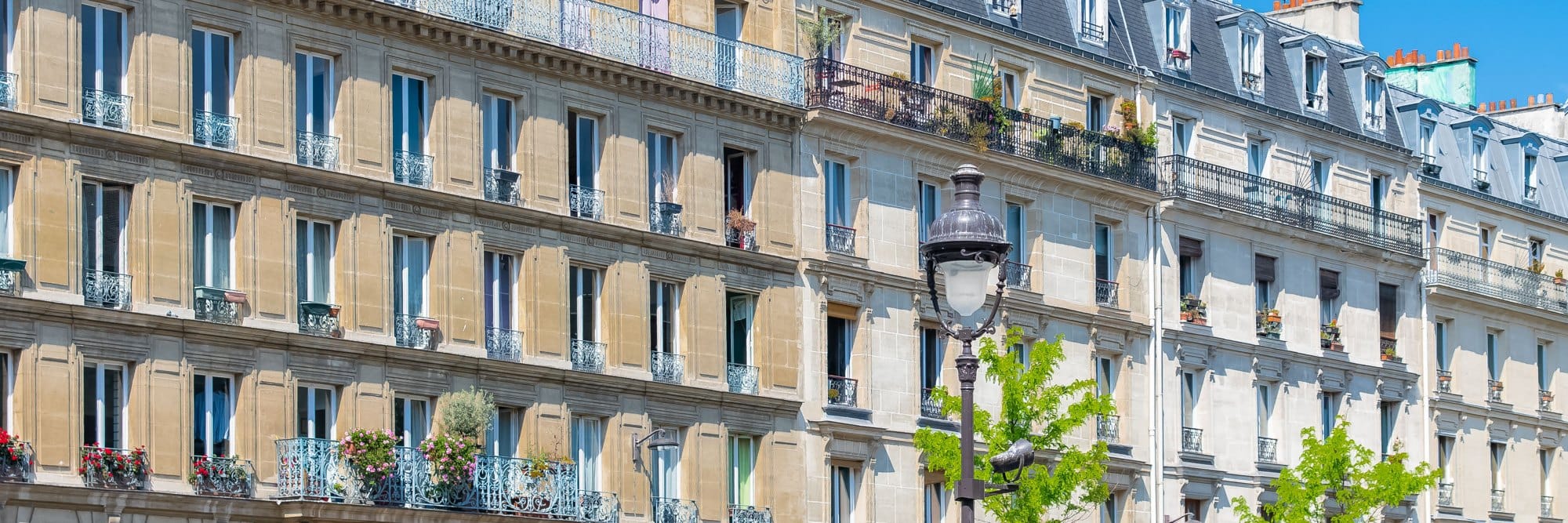 Paris, typical facades