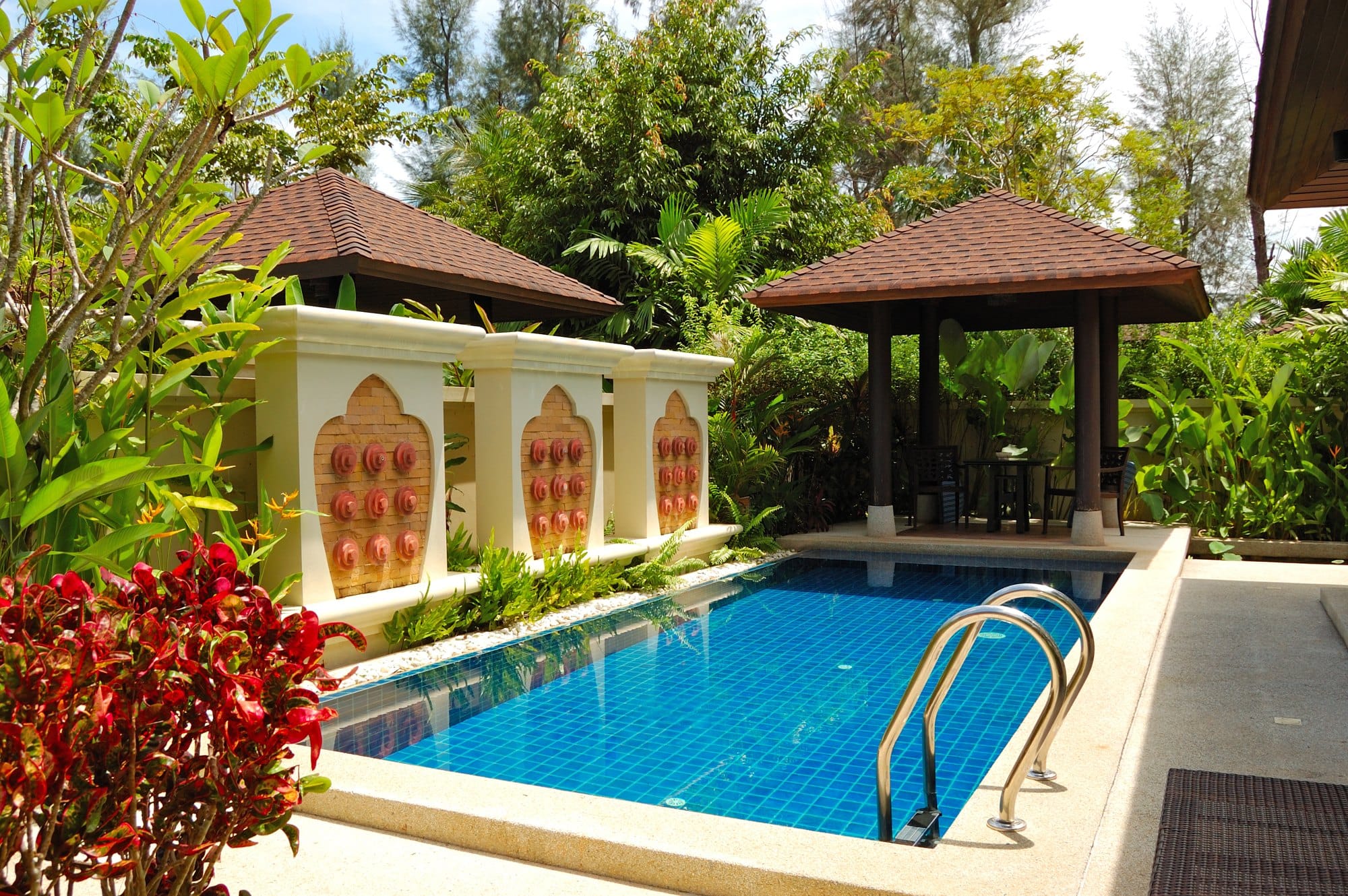 Swimming Pool At The Luxury Villa, Phuket, Thailand