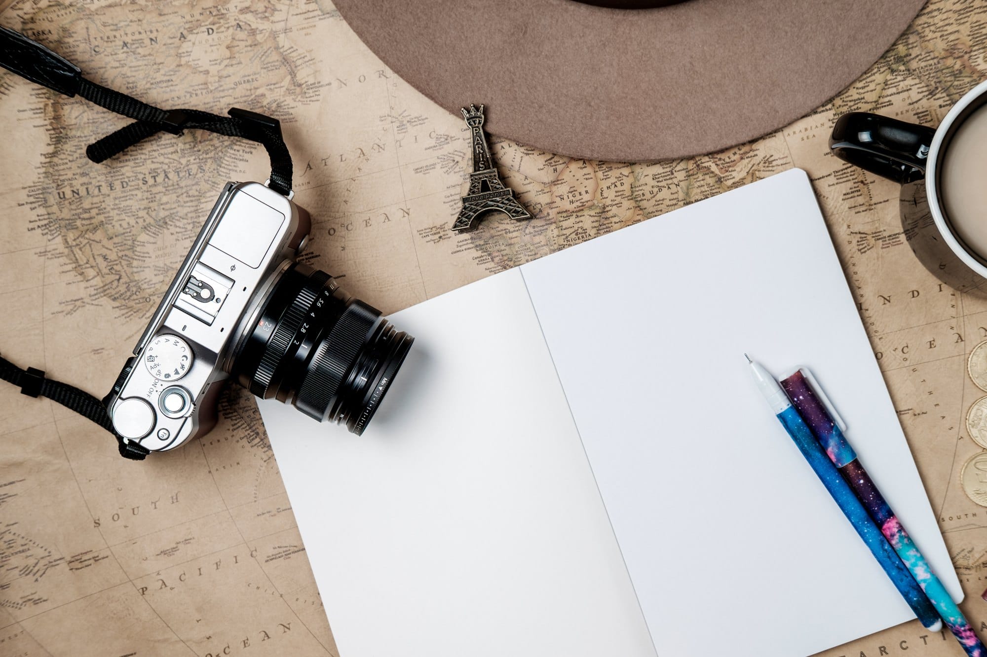 Travel Planning with Map and Coffee