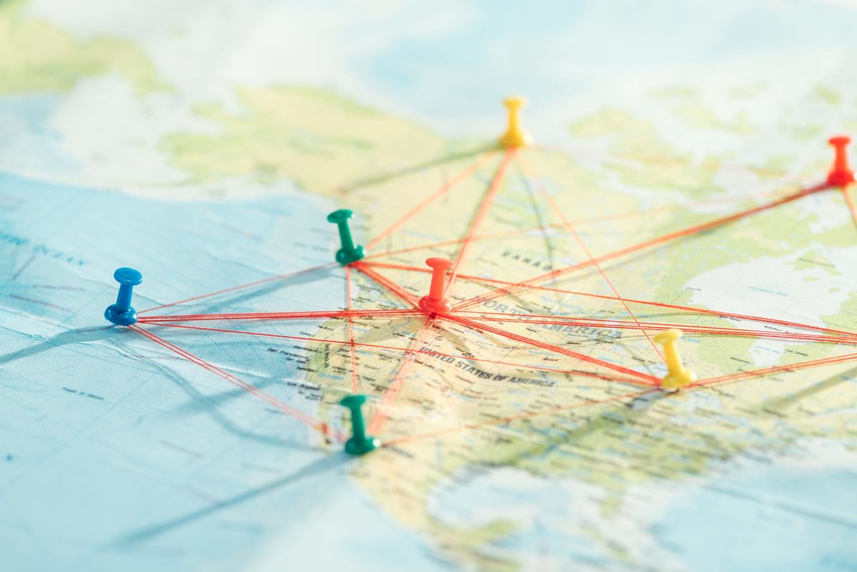 Travel across North America