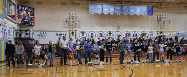 Hawks Honor Five Seniors with Sweep of Rival Fort Benton on Senior Night
