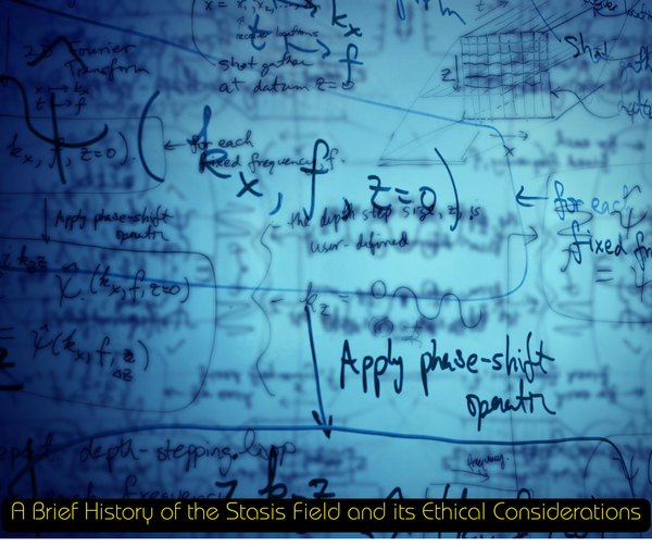 Various Equations fading in and out on a board
