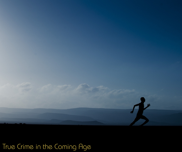 Someone running at dusk