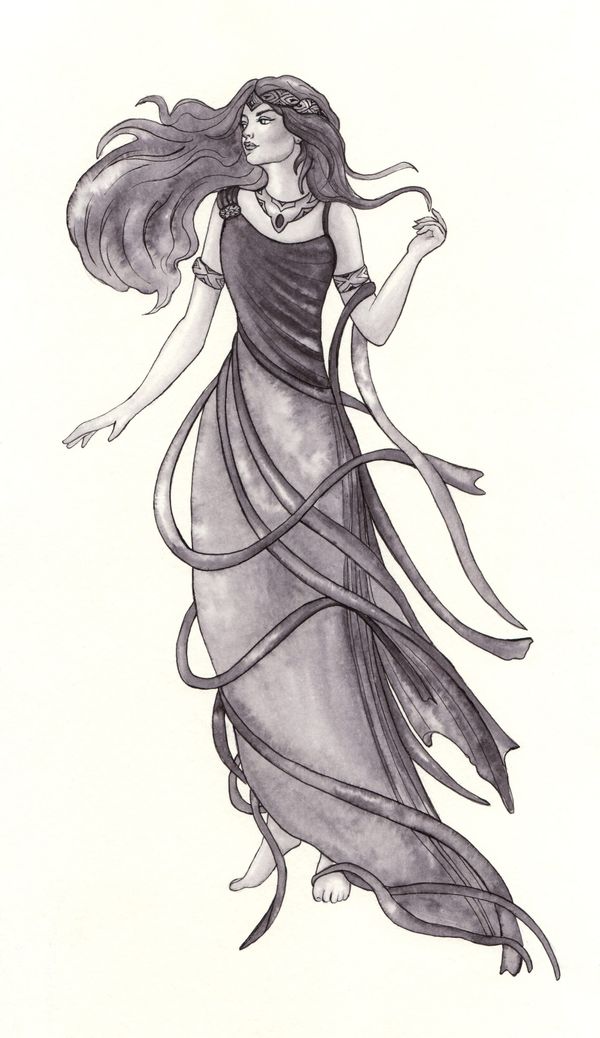 Image of Celtic Goddess Rhiannon