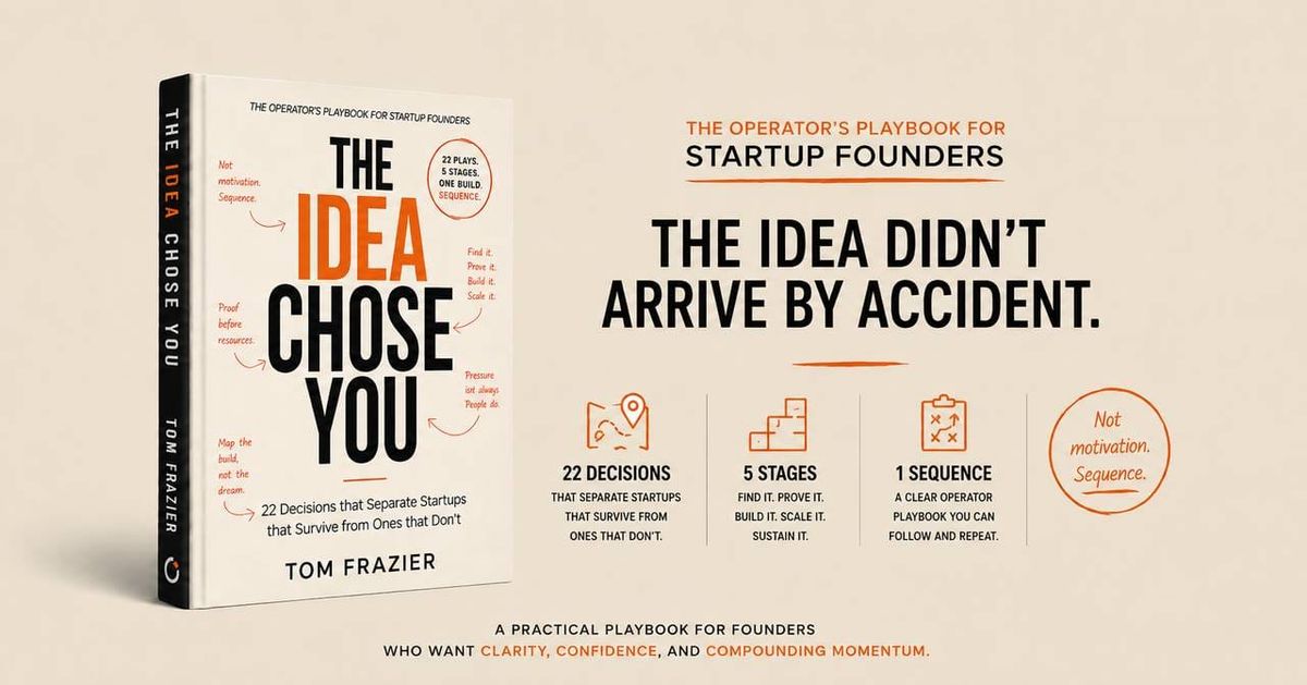 The Idea Chose You by Tom Frazier, social share image