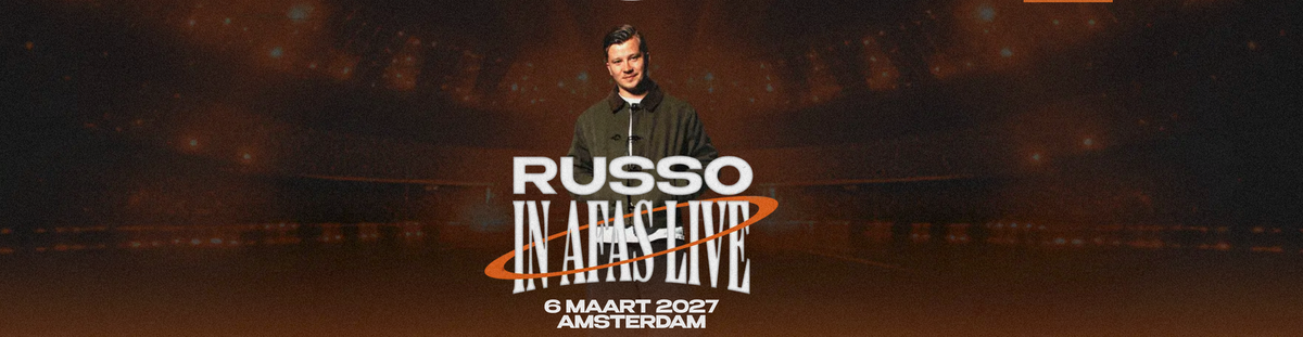 Russo kondigt nieuwe show aan in AFAS Live in 2027