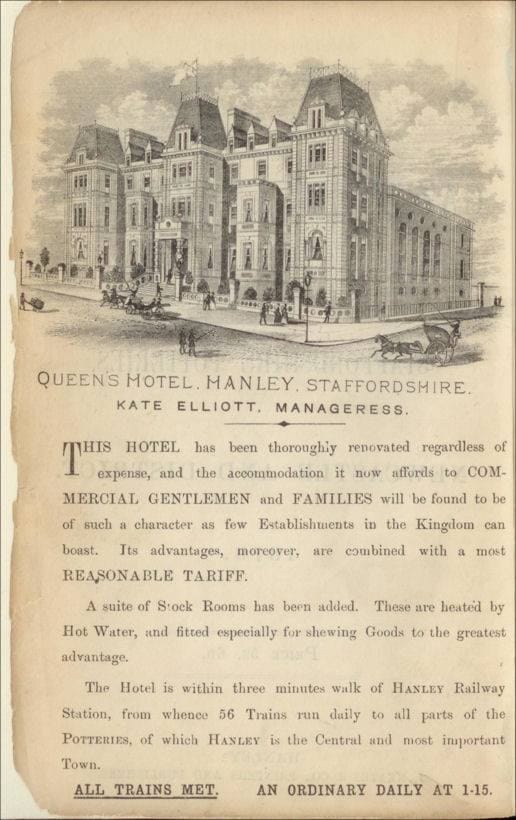 The Queen's Hotel, Hanley, now The Town Hall