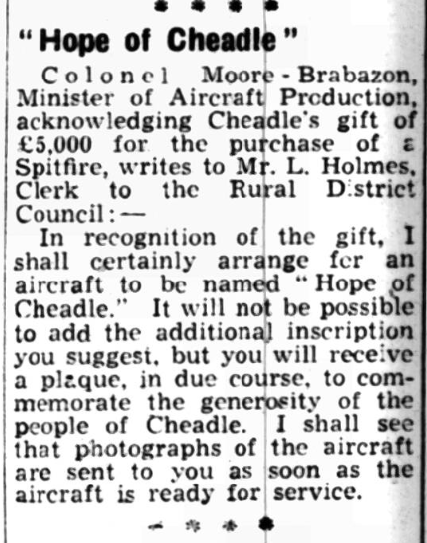Staffordshire Sentinel 12 February 1942