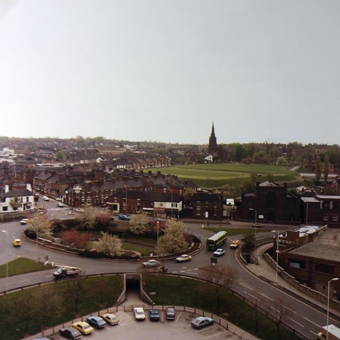 Grosvenor Sunken Roundabout, The Bear Pit, Newcastle-under-Lyme