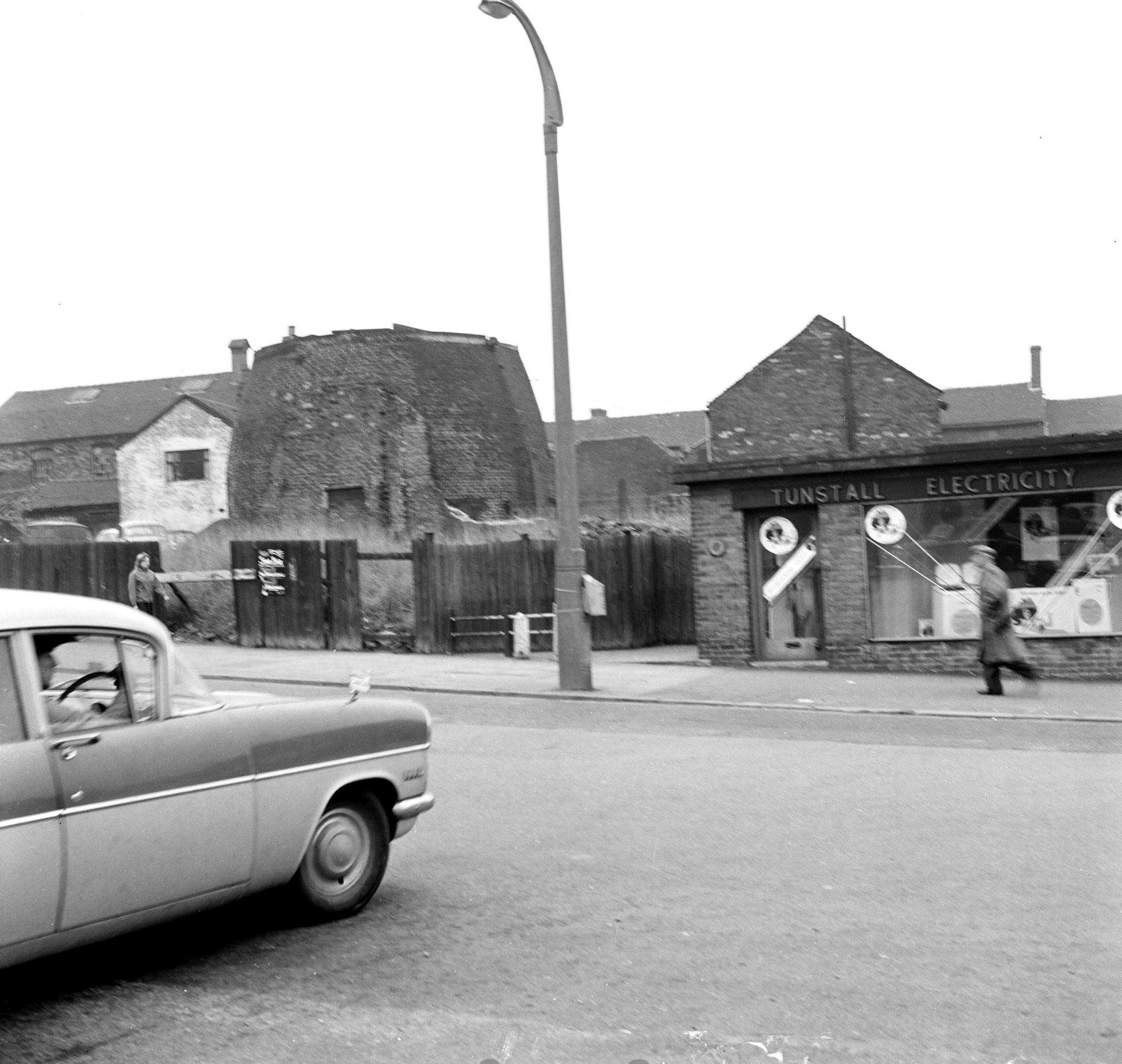 The bottle oven that became a house with Tunstall Electricity, by Swan Works, Tunstall