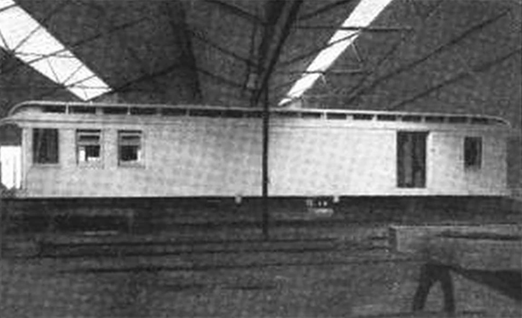 Barnum and Bailey advertising car under construction at Renshaw works Stoke-on-Trent