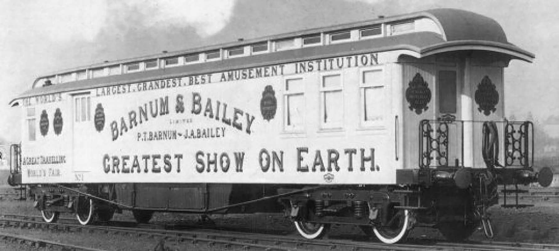 Barnum and Bailey Advertising Car No 1 built in Stoke-on-Trent