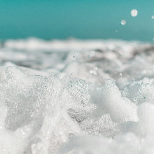 close-up photo of sea water