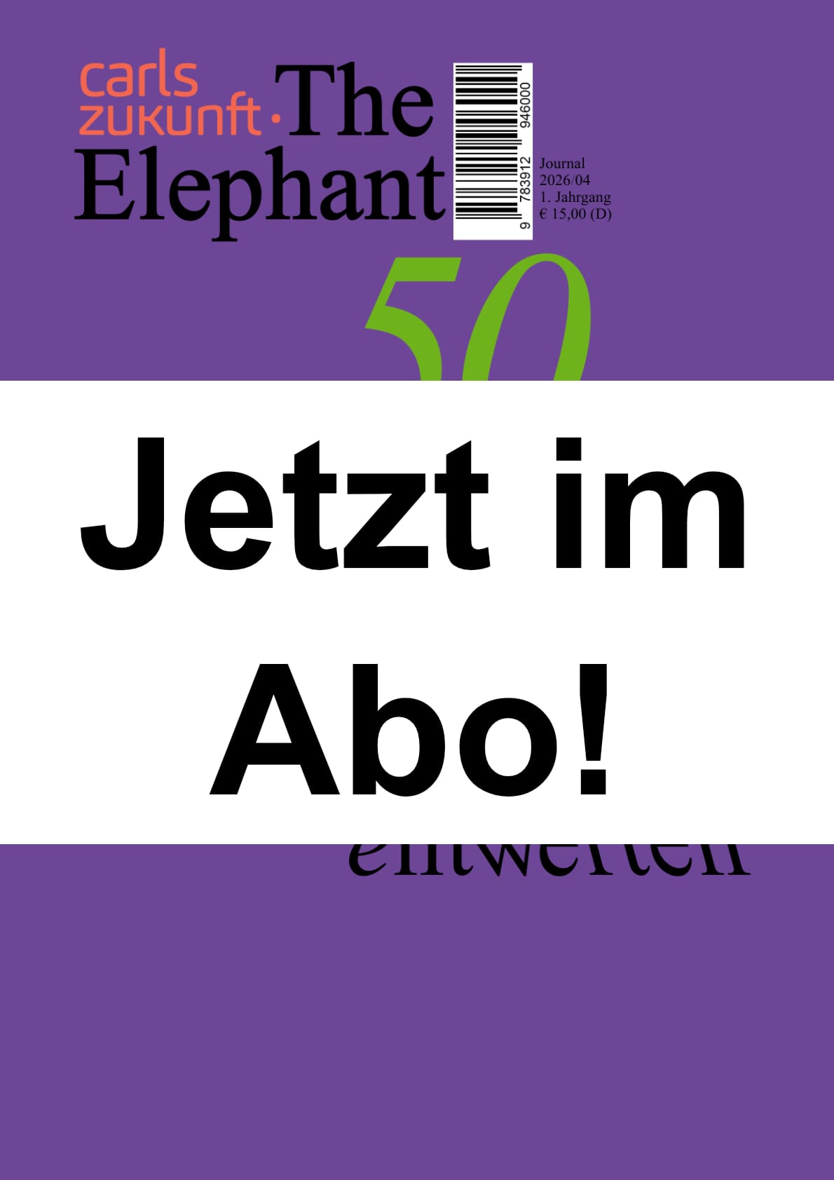 Unser Journal "The Elephant"