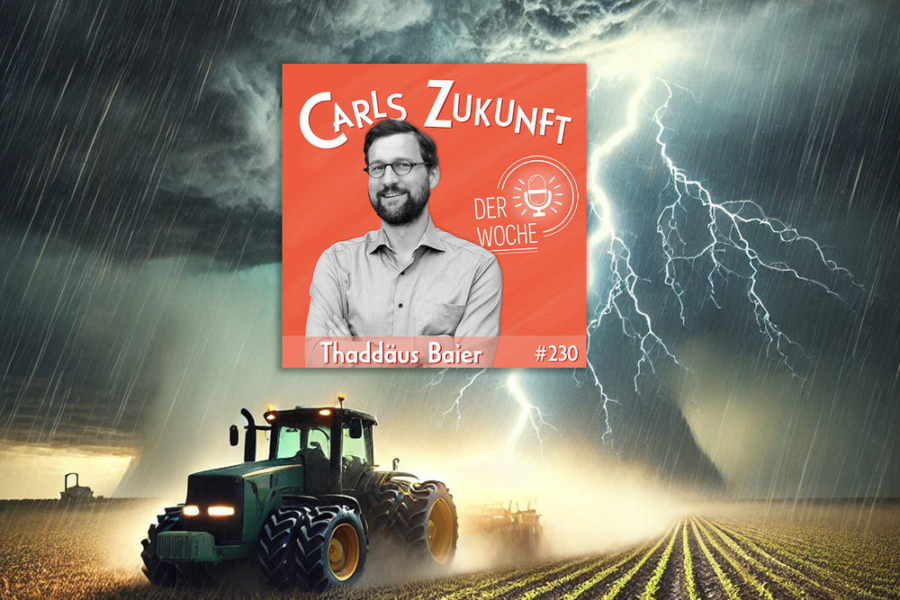 Thaddäus Baier – Der elektrische Traktor: Revolution auf dem Hof Beitragsbild