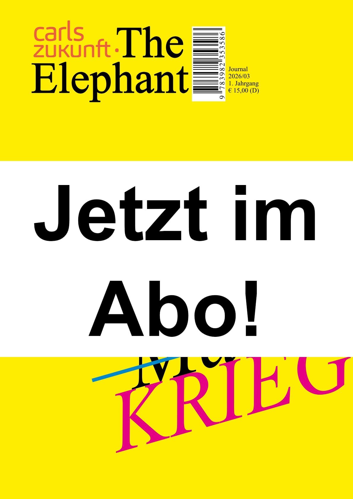 Unser Journal "The Elephant" Beitragsbild