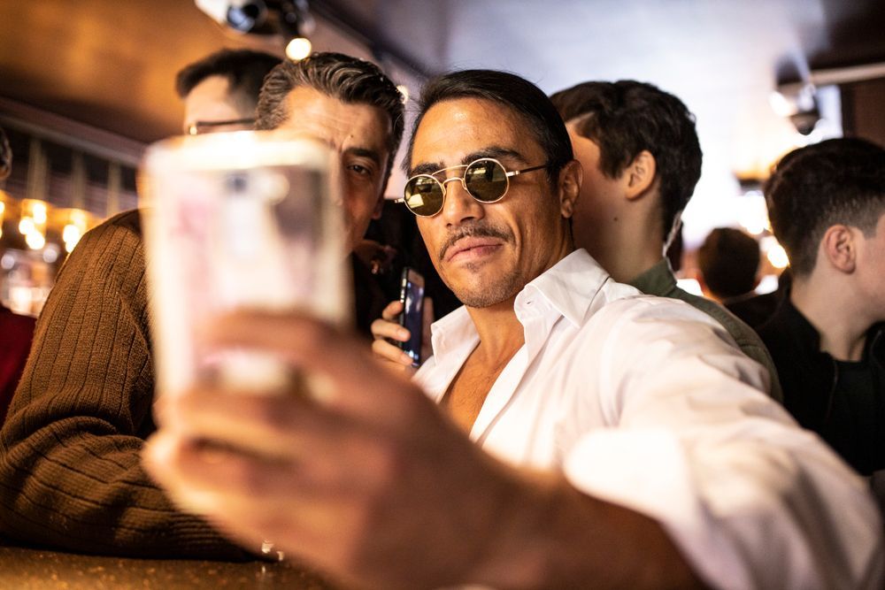 Salt Bae Taking A Selfie