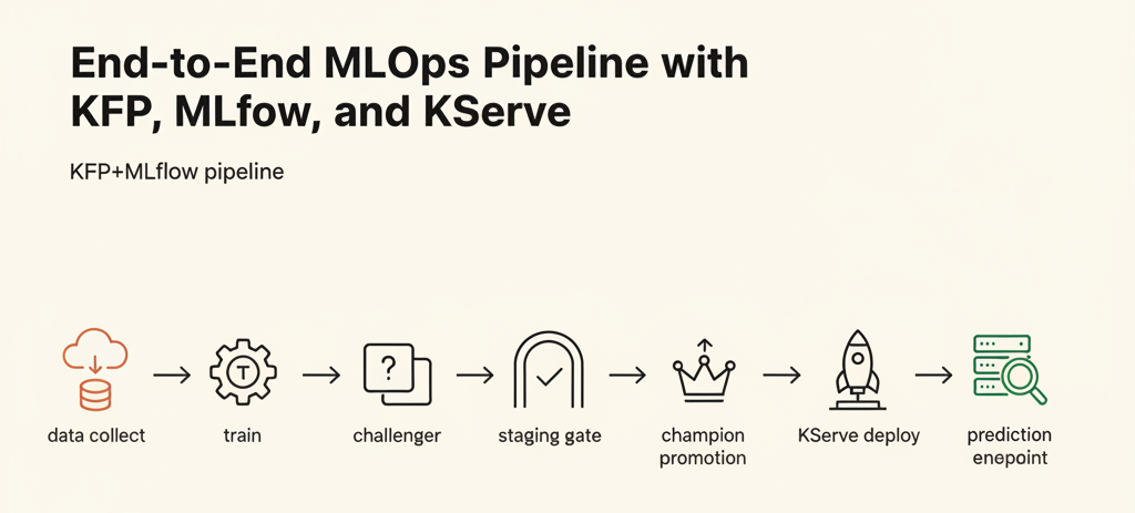 KFP · MLflow · KServe로 구성하는 end-to-end MLOps 파이프라인