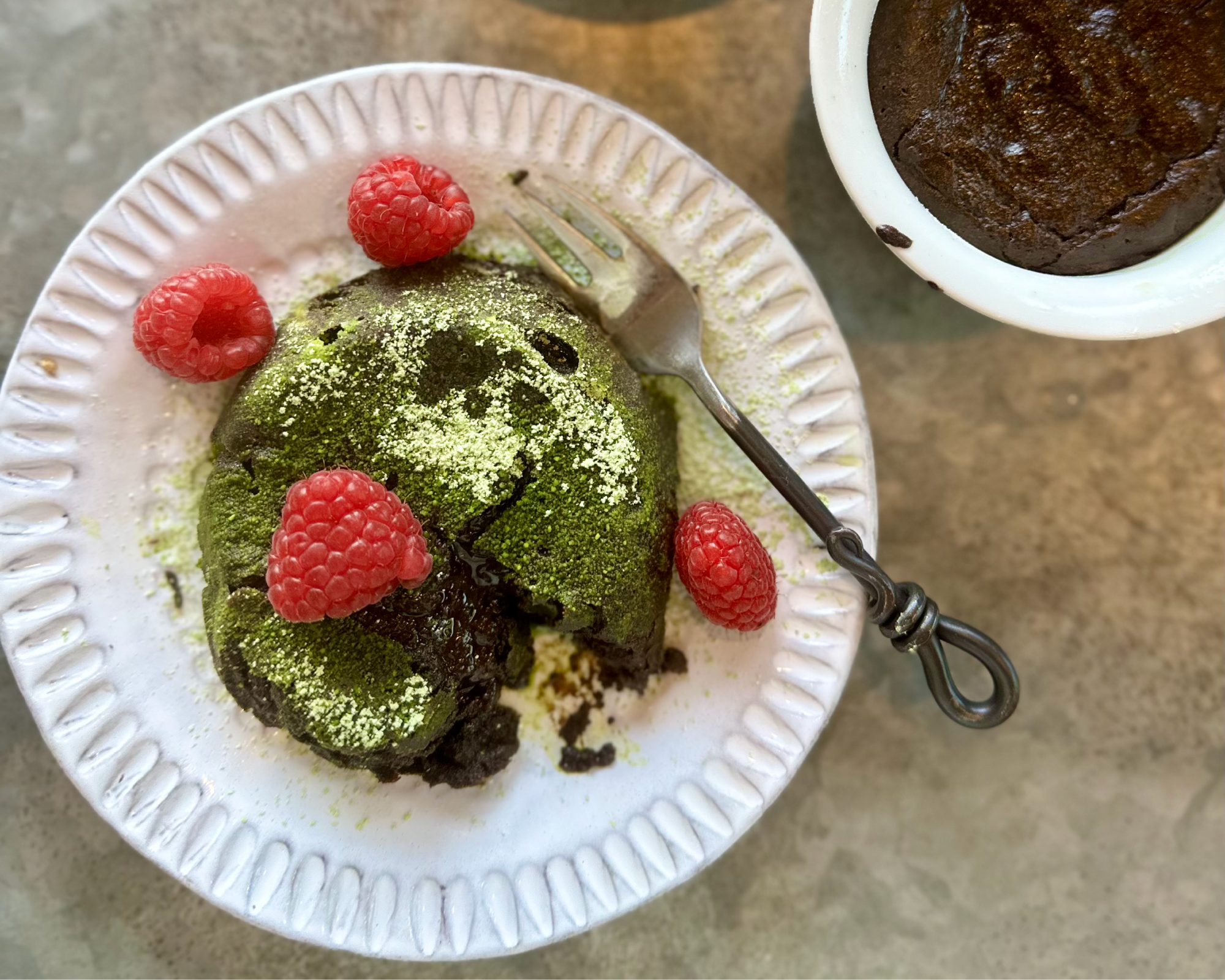Choclate Matcha Lava Cake