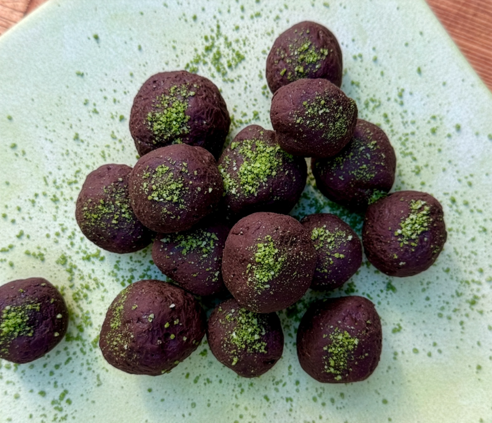 Matcha Chocolate Truffles