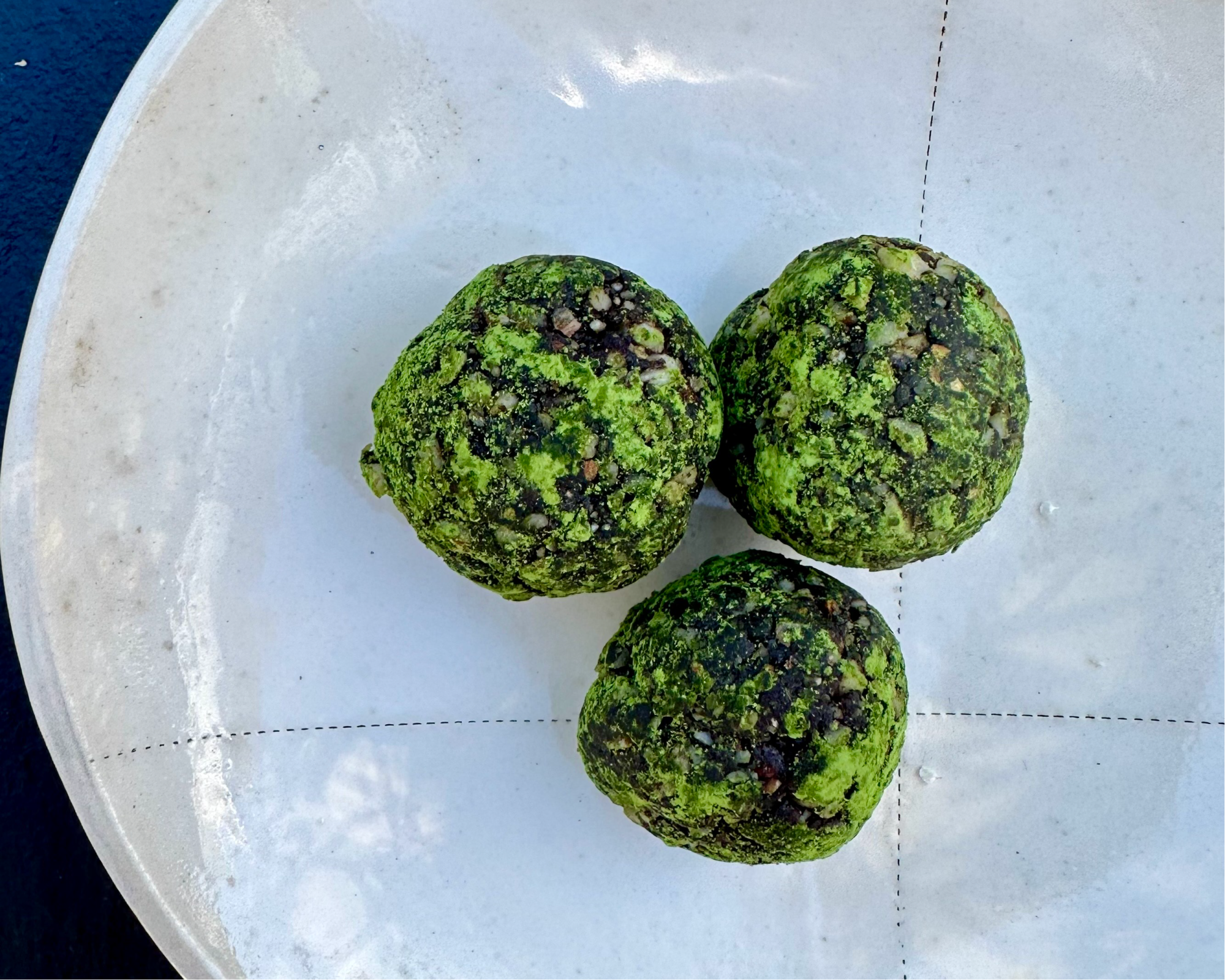 Chocolate Matcha Energy Balls