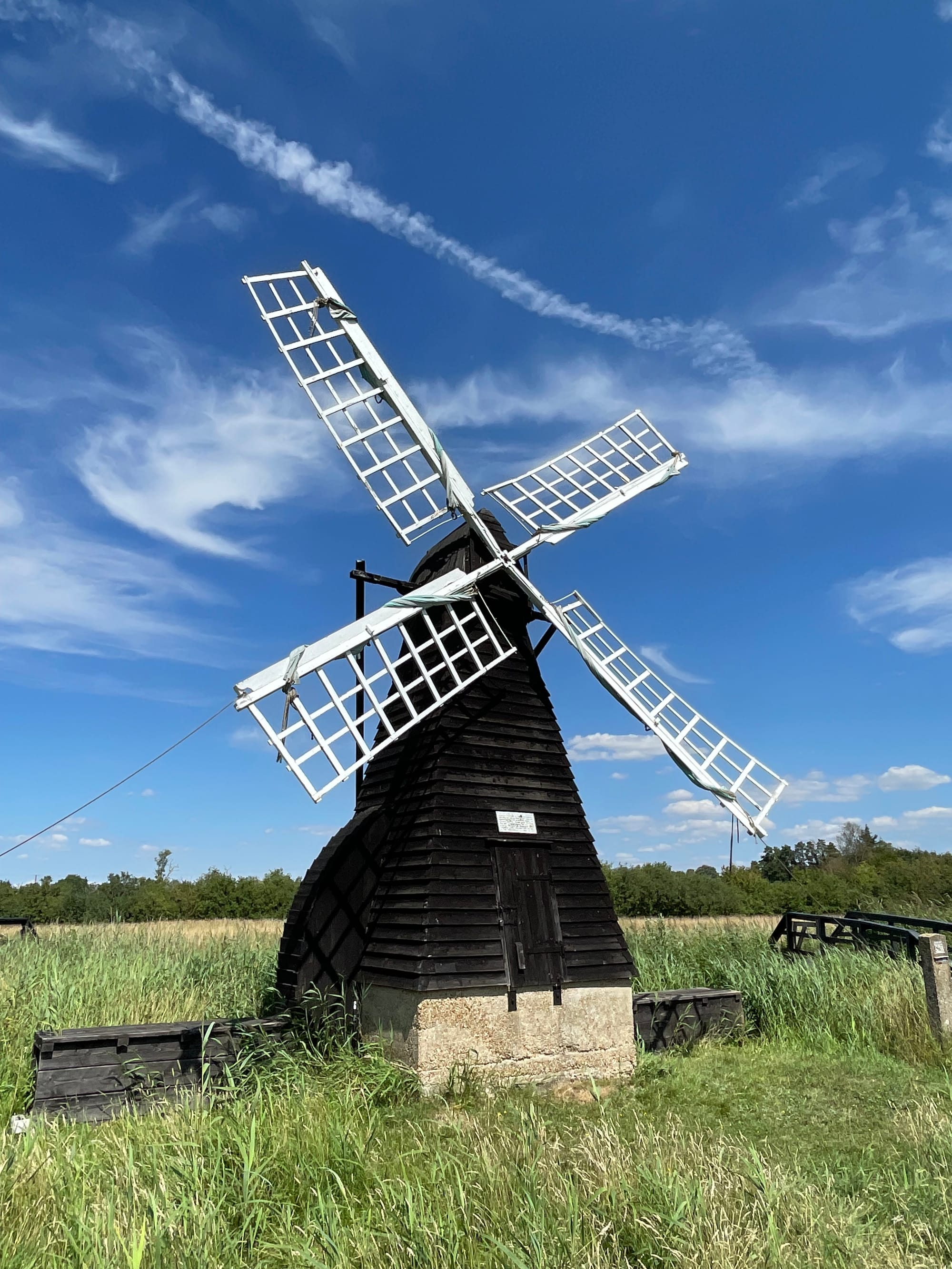 Wind pump at Wicken Fen