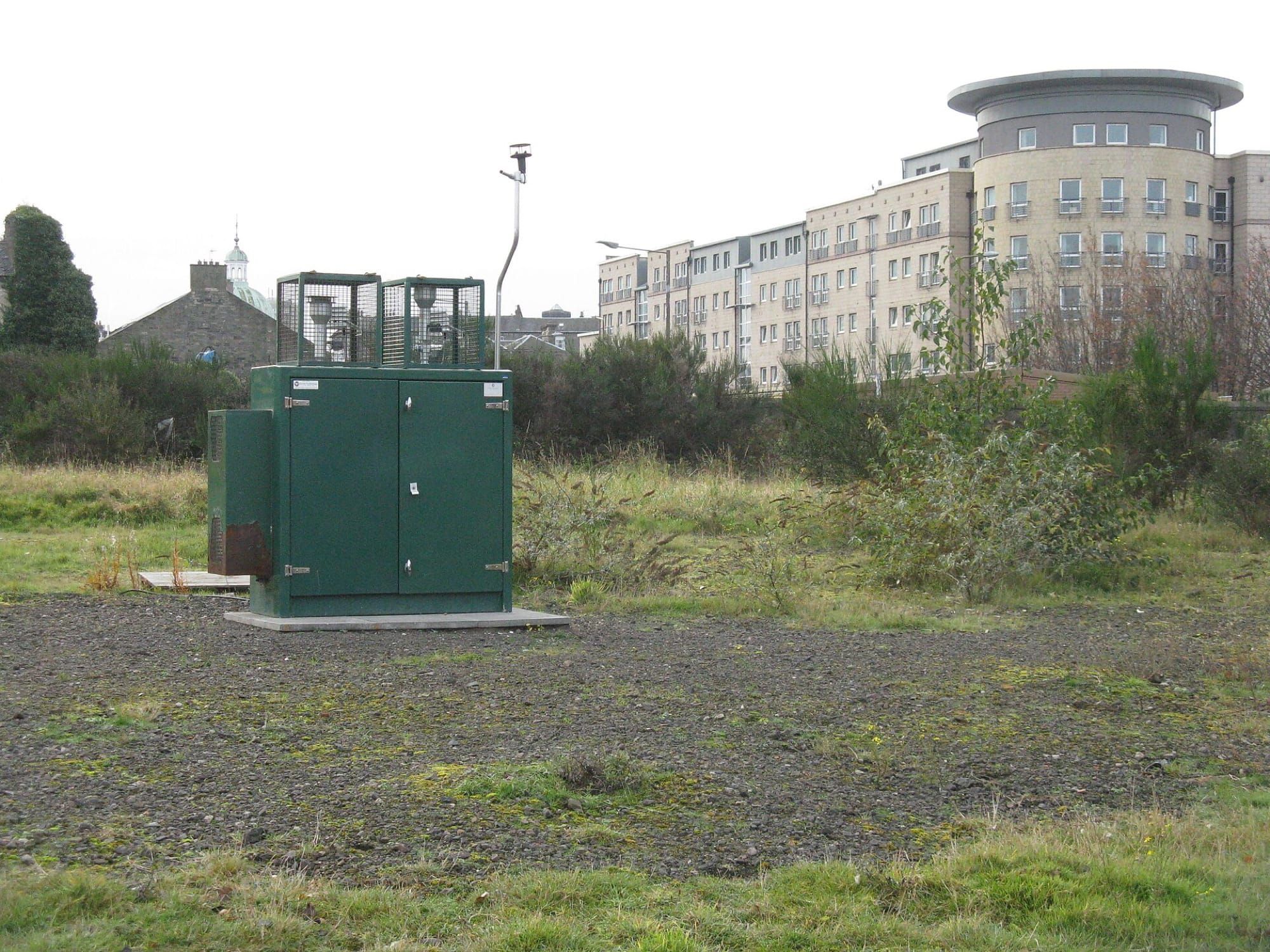 Stație urbană de monitorizare a calității aerului în Leith, Edinburgh