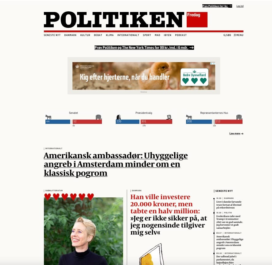 WTF skete der lige med Politikens nye underscore Megabogstav-vaniljefløde-is design?