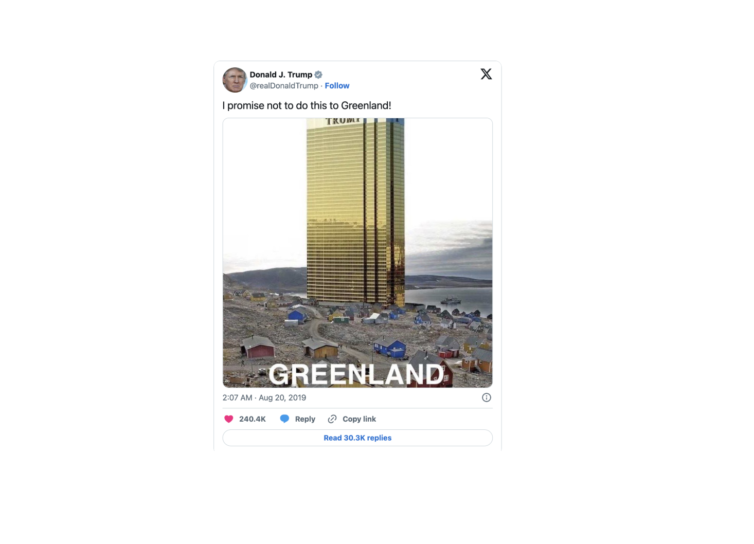 Hvad betyder et farvel til grønland for danmark som brand ?