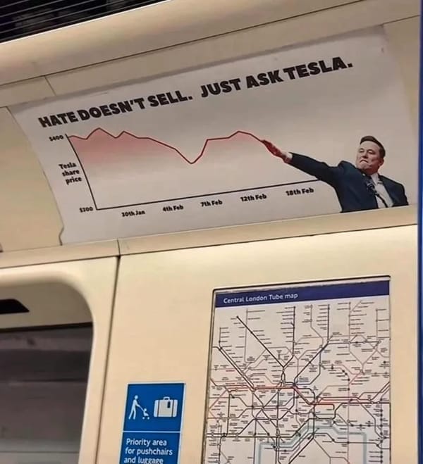 Swasticars ... nå nej ... Teslas hårde FAFO-erkendelse