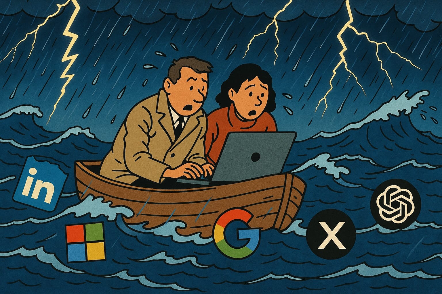 Den digitale kommunikation skælver