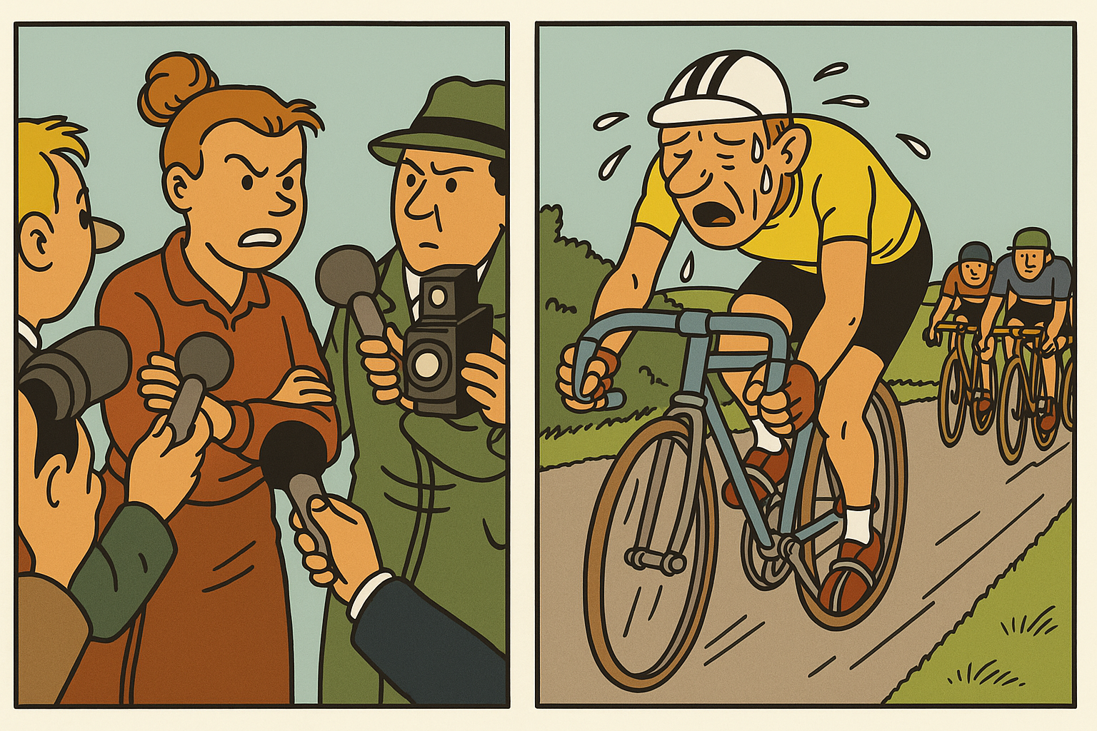 Trine, Touren og PR-bommerten