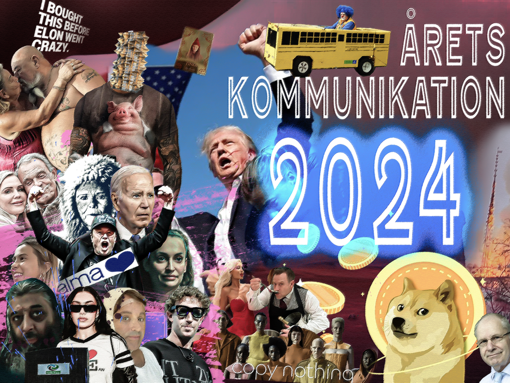 Årets Kommunikation 2024: Hawk Tuah hvor det gik i den kommunikerende copy nothing klovnebus post image