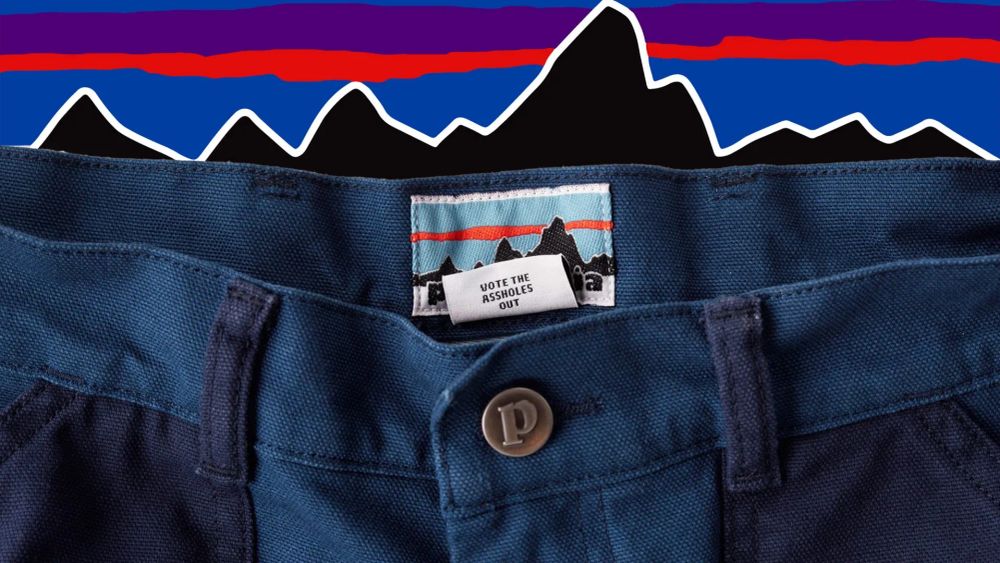 Vote the assholes out. Patagonias brandaktivistiske plan til at bekæmpe Trump post image